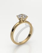 Solitaire - 4 Claw Round - White Diamond [Test]