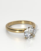 Solitaire - 4 Claw Round - White Diamond [Test]