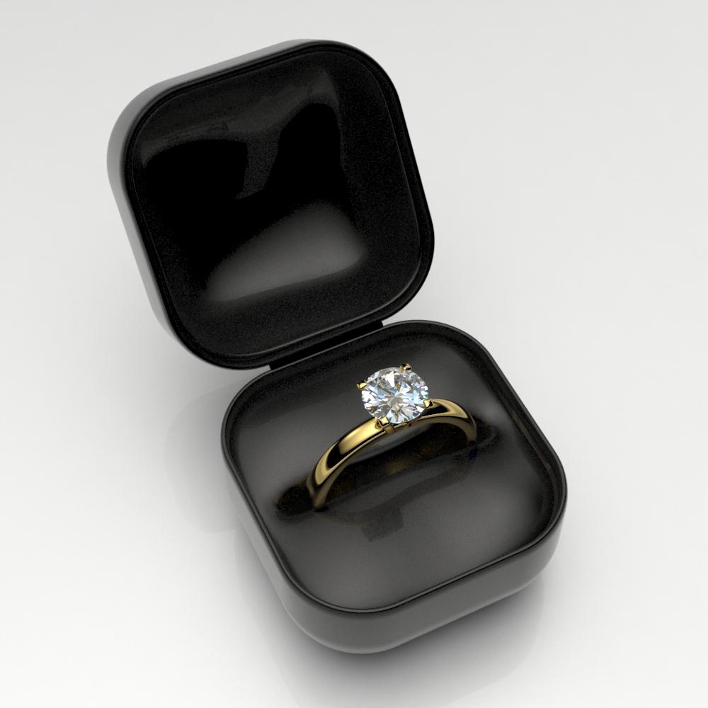 Solitaire - 4 Claw Round - White Diamond [Test]