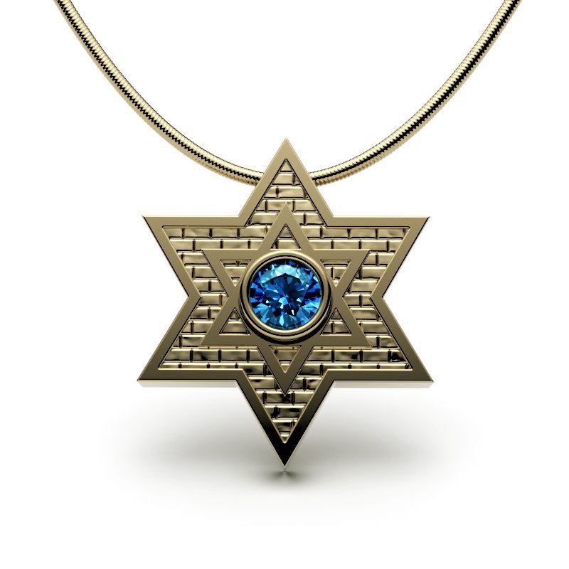 Star Of David – Jerusalem Stone – Classic