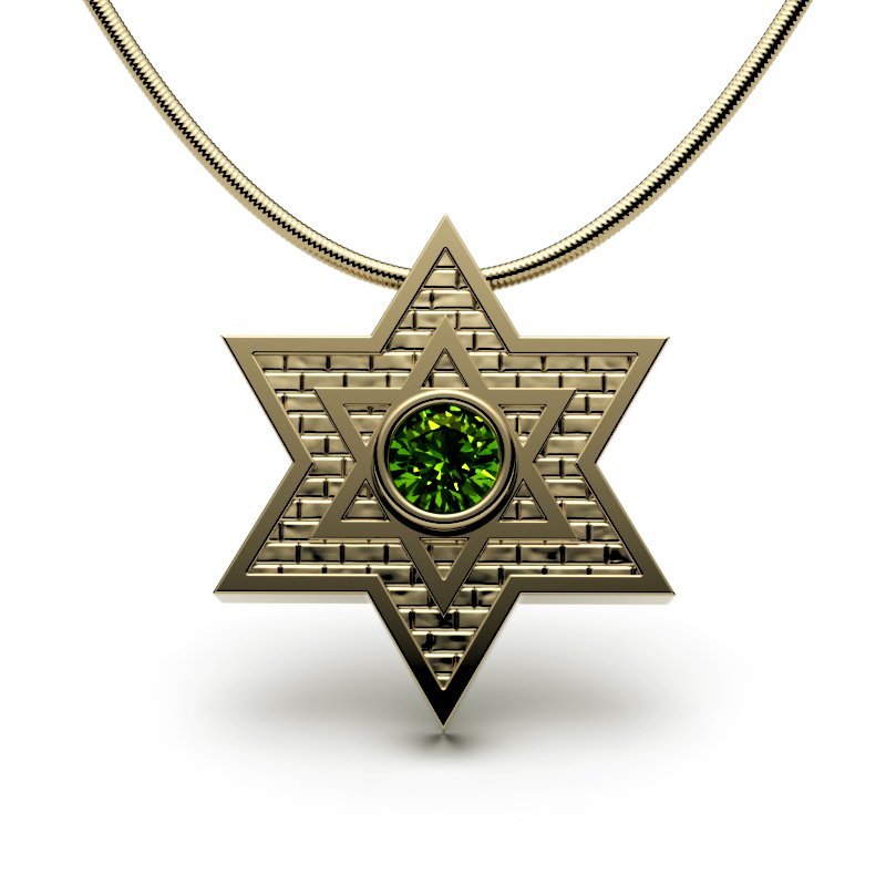 Star Of David – Jerusalem Stone – Classic