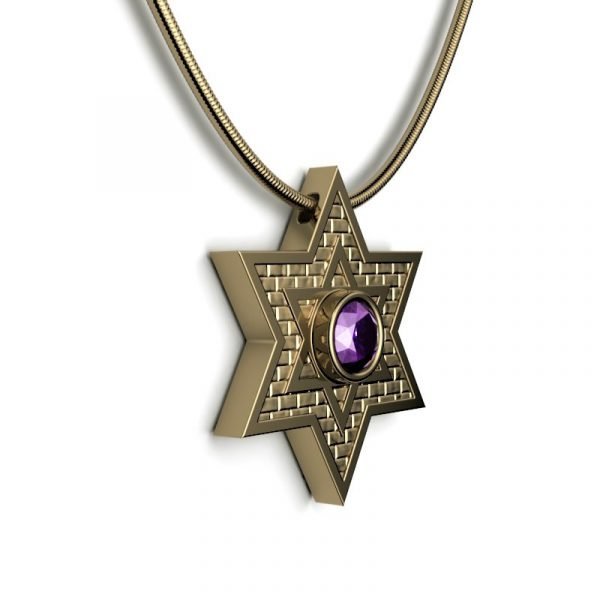 Star Of David – Jerusalem Stone – Classic