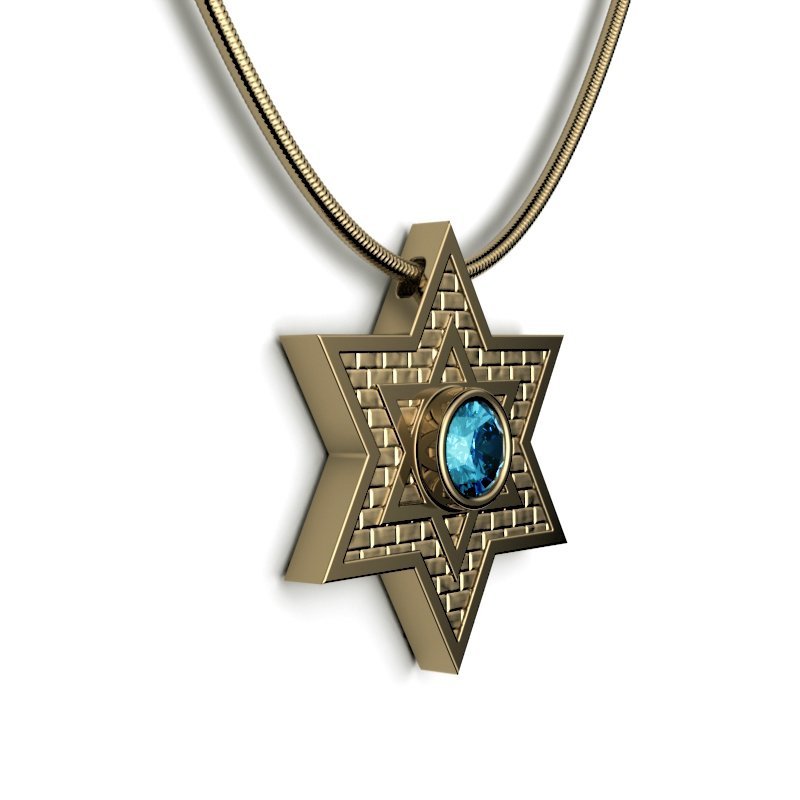 Star Of David – Jerusalem Stone – Classic