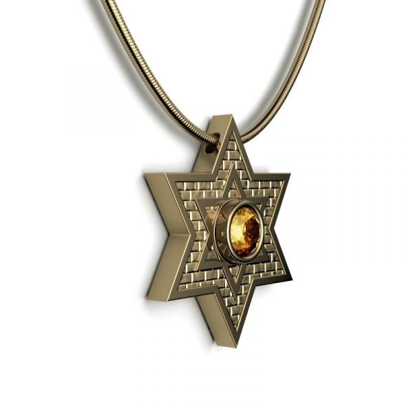 Star Of David – Jerusalem Stone – Classic