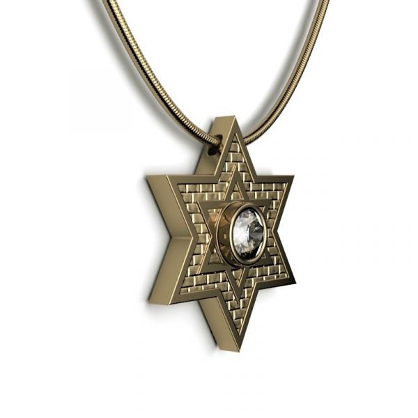 Star Of David – Jerusalem Stone – Classic