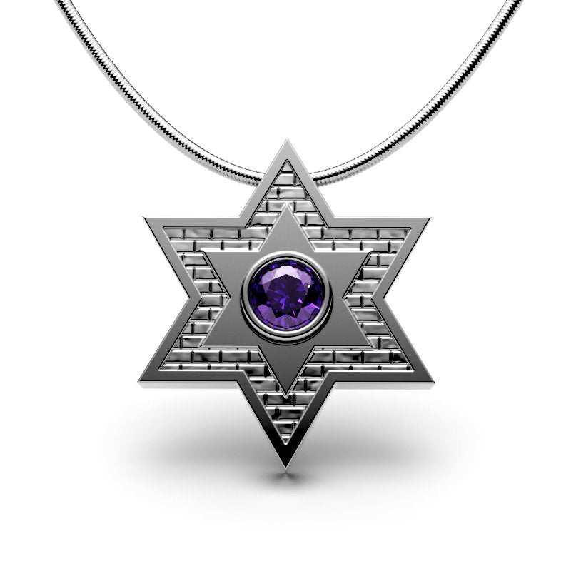 Star Of David – Jerusalem Stone – Shield