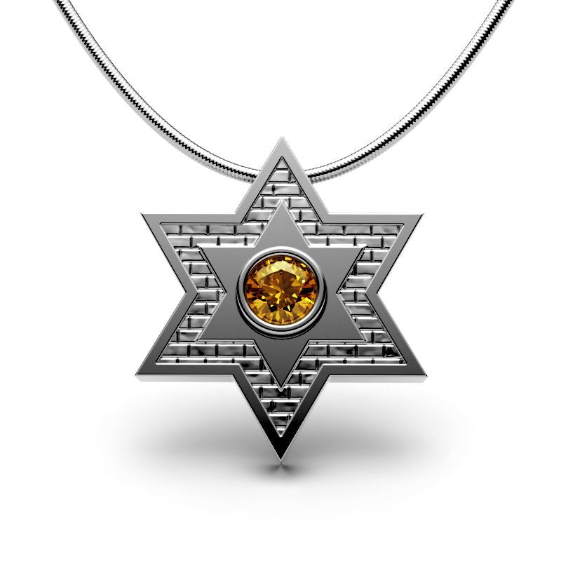 Star Of David – Jerusalem Stone – Shield