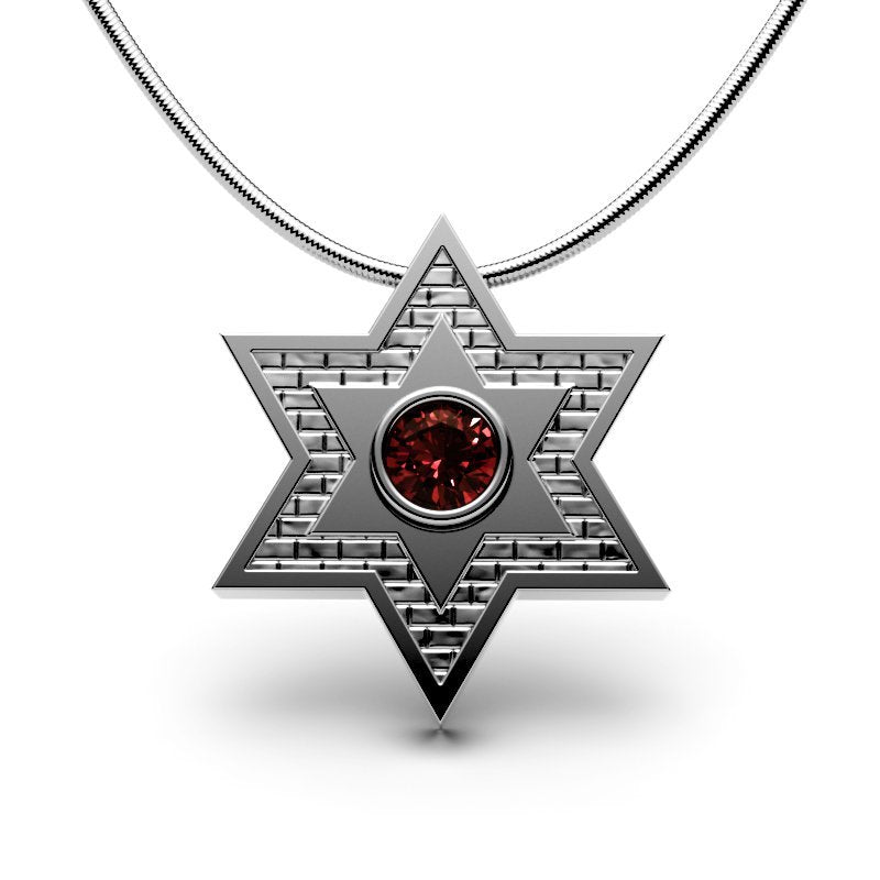 Star Of David – Jerusalem Stone – Shield