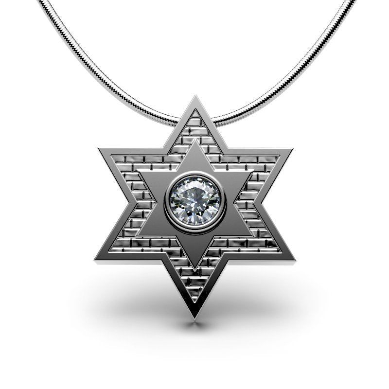 Star Of David – Jerusalem Stone – Shield