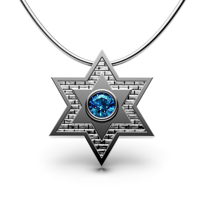 Star Of David – Jerusalem Stone – Shield