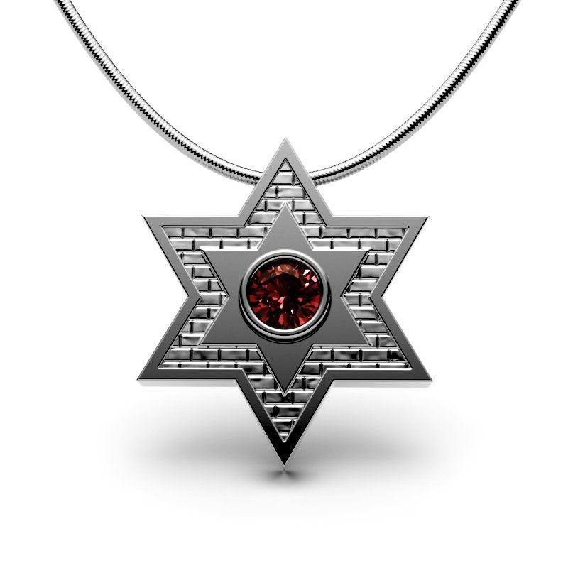Star Of David – Jerusalem Stone – Shield
