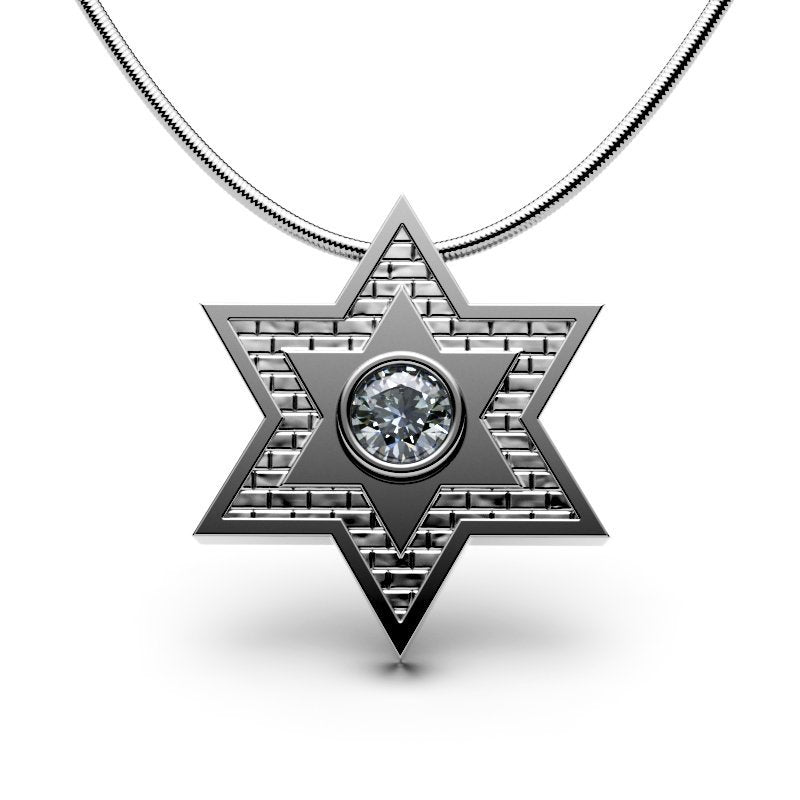 Star Of David – Jerusalem Stone – Shield