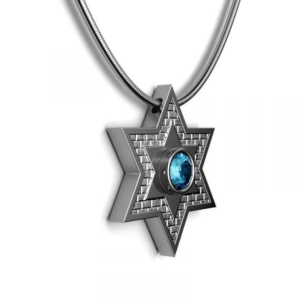 Star Of David – Jerusalem Stone – Shield