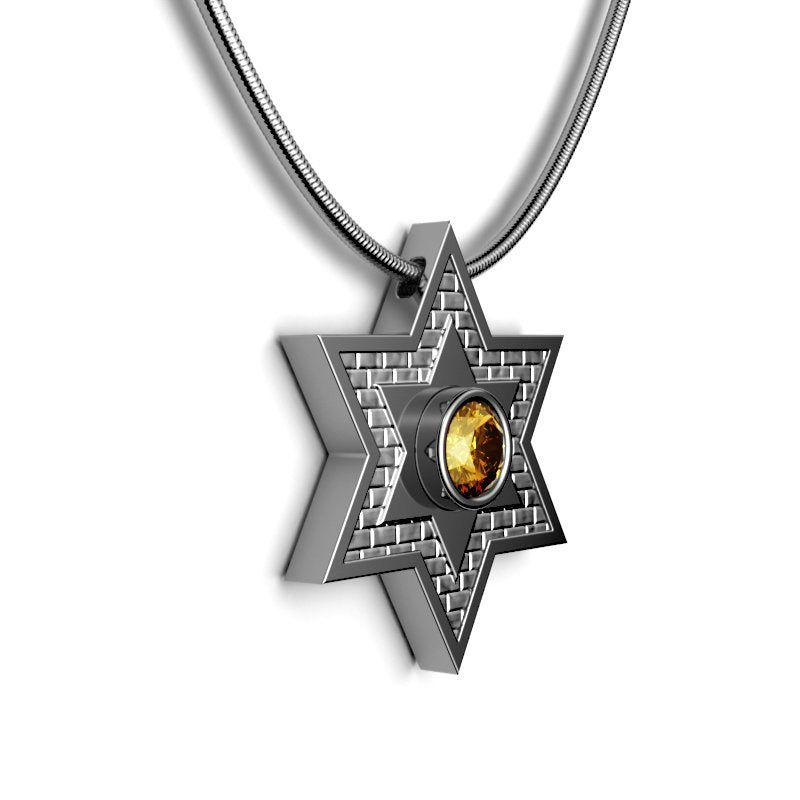 Star Of David – Jerusalem Stone – Shield