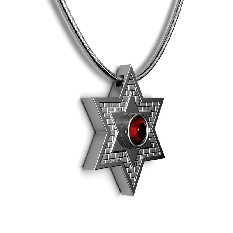 Star Of David – Jerusalem Stone – Shield