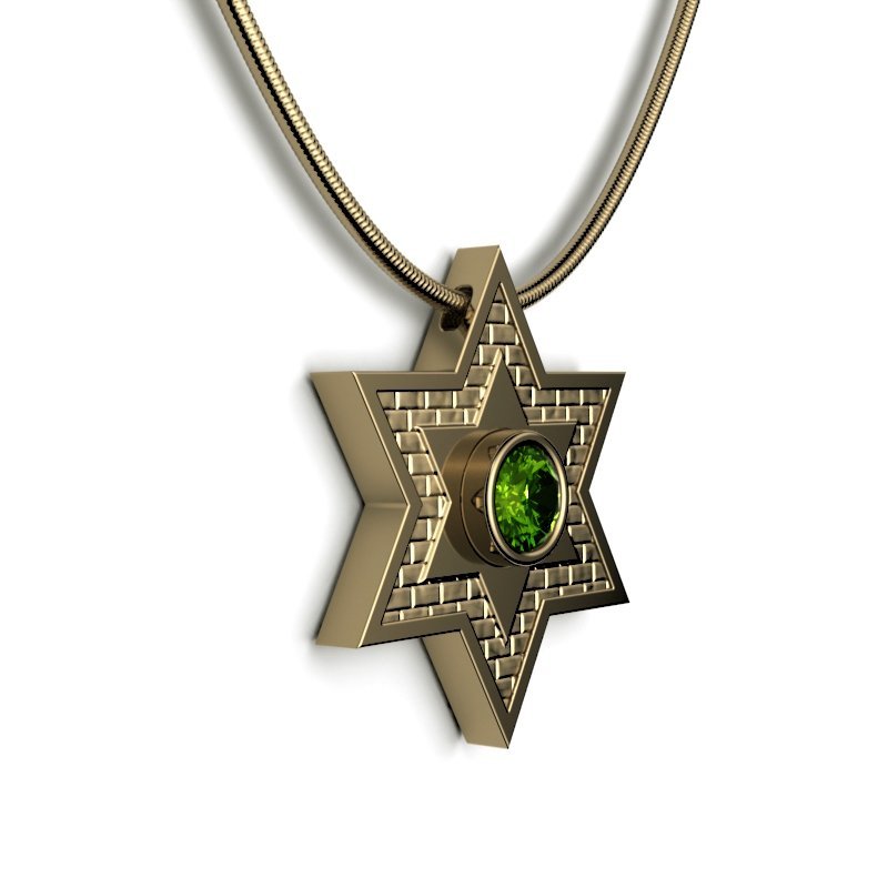 Star Of David – Jerusalem Stone – Shield