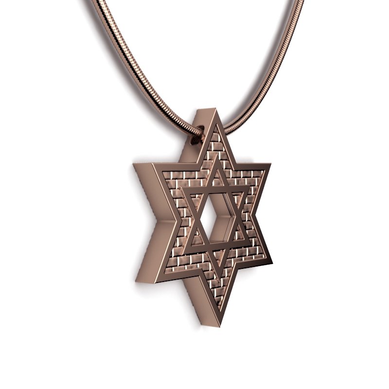 Star Of David – Jerusalem Stone – Classic Cut