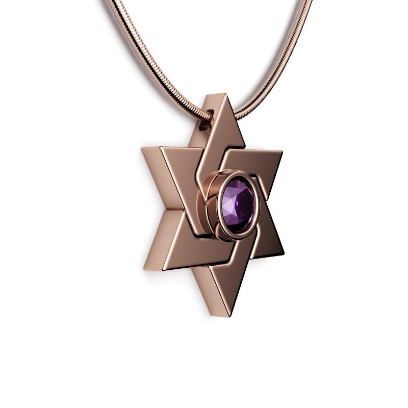 Star Of David – Entwined Shield-Jewel