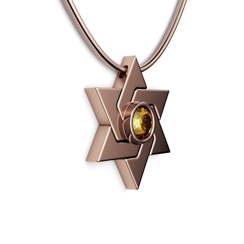 Star Of David – Entwined Shield-Jewel