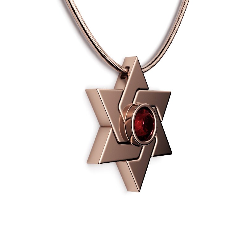 Star Of David – Entwined Shield-Jewel