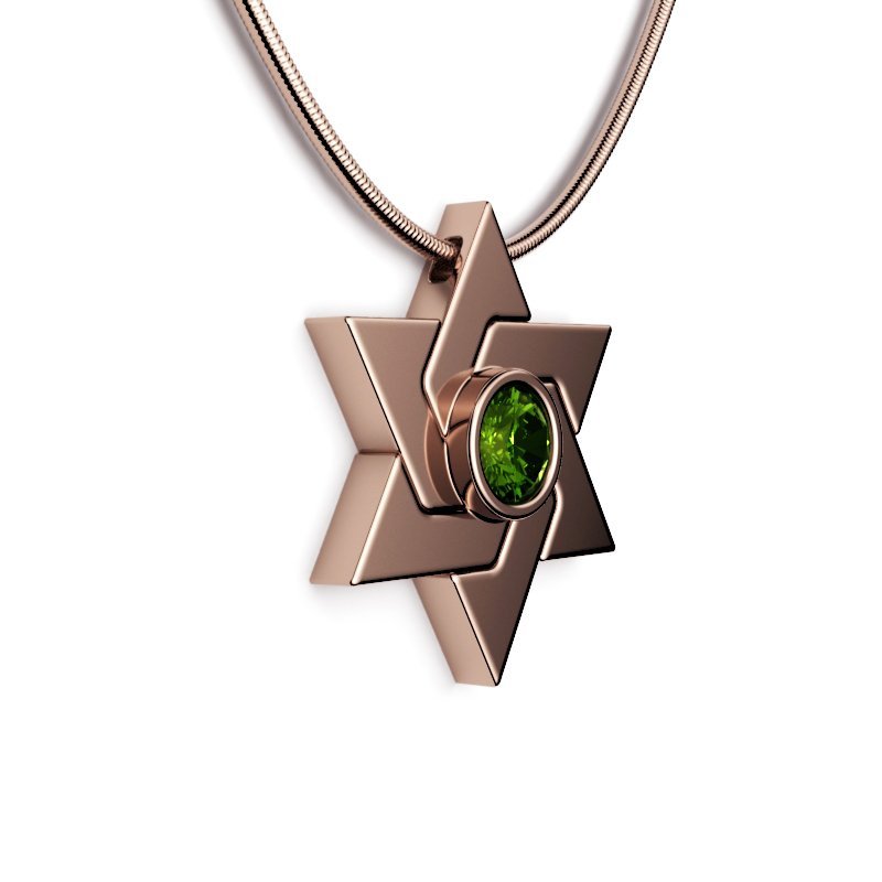 Star Of David – Entwined Shield-Jewel