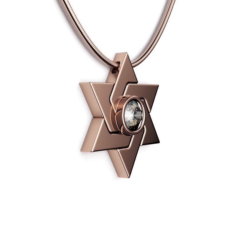 Star Of David – Entwined Shield-Jewel