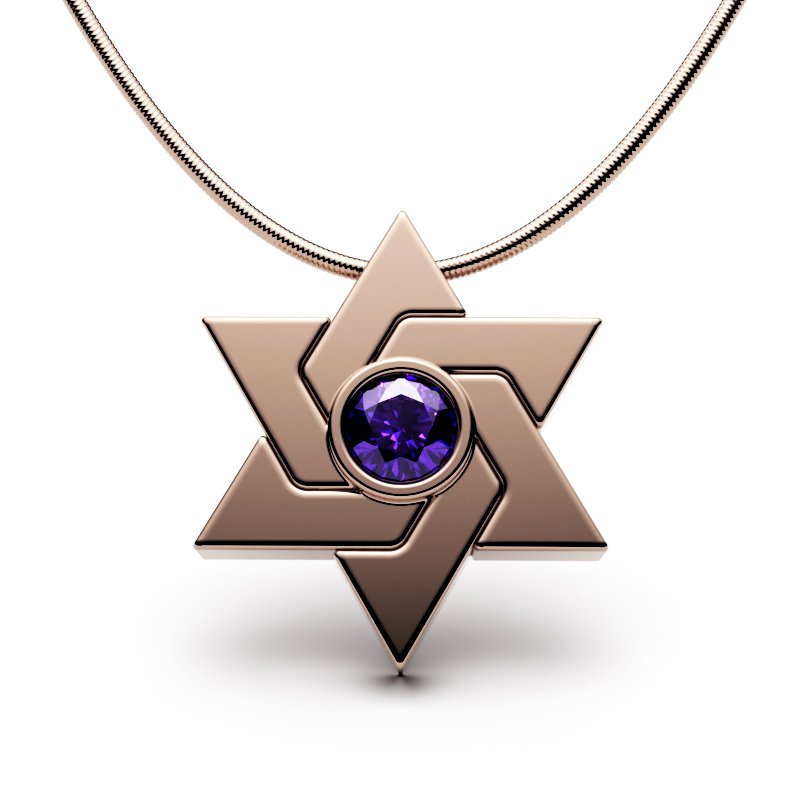 Star Of David – Entwined Shield-Jewel