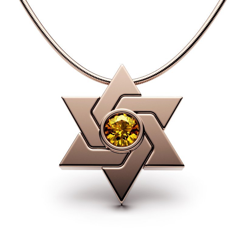 Star Of David – Entwined Shield-Jewel