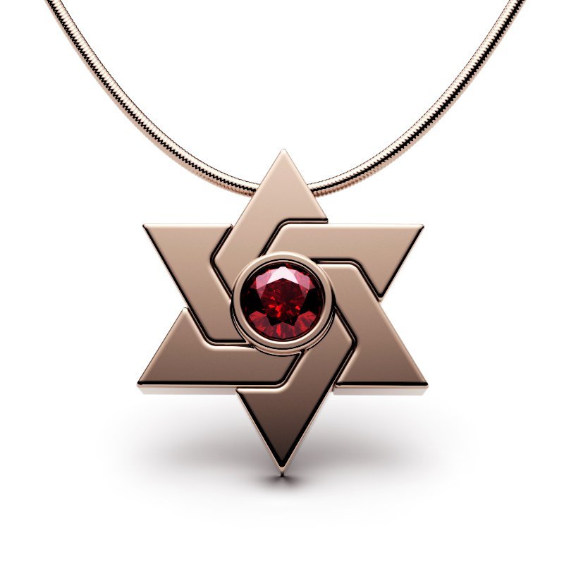 Star Of David – Entwined Shield-Jewel