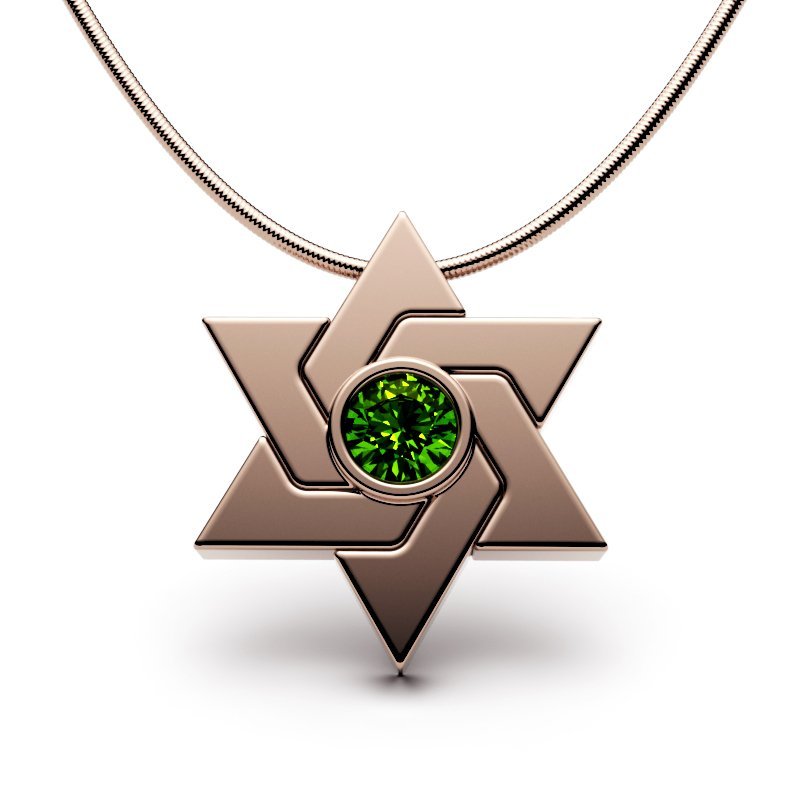 Star Of David – Entwined Shield-Jewel