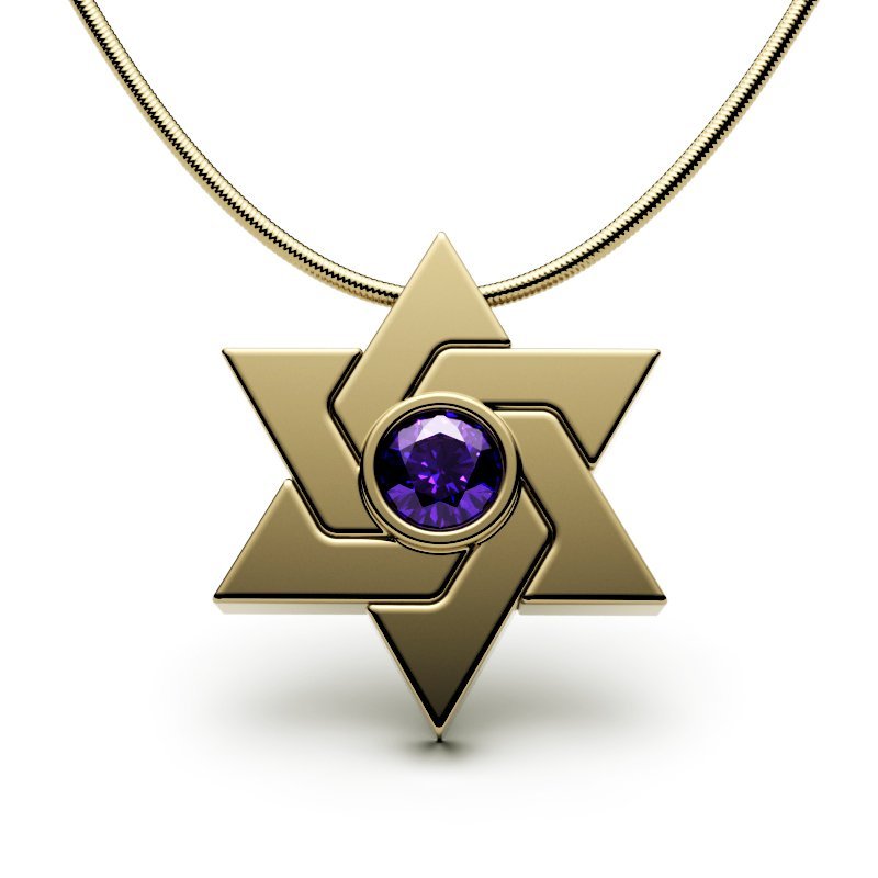 Star Of David – Entwined Shield-Jewel