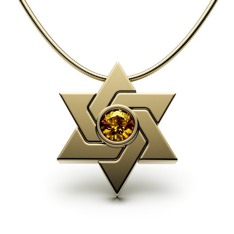 Star Of David – Entwined Shield-Jewel