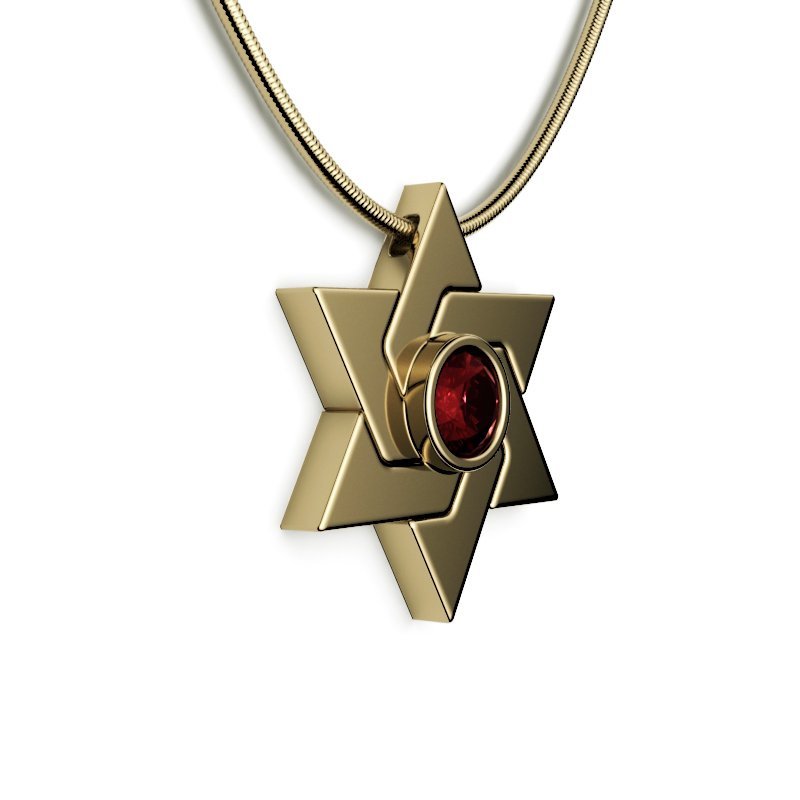 Star Of David – Entwined Shield-Jewel
