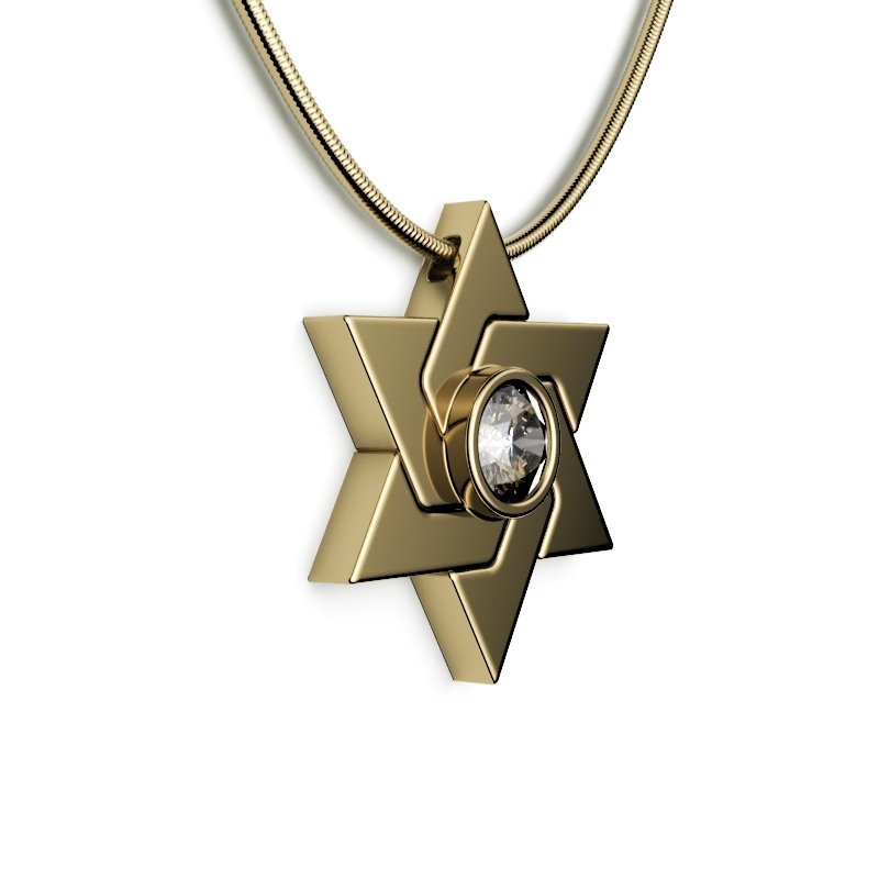 Star Of David – Entwined Shield-Jewel