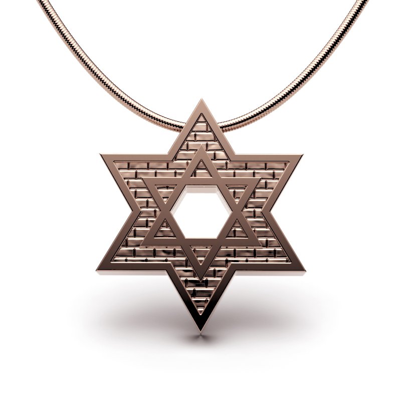 Star Of David – Jerusalem Stone – Classic Cut