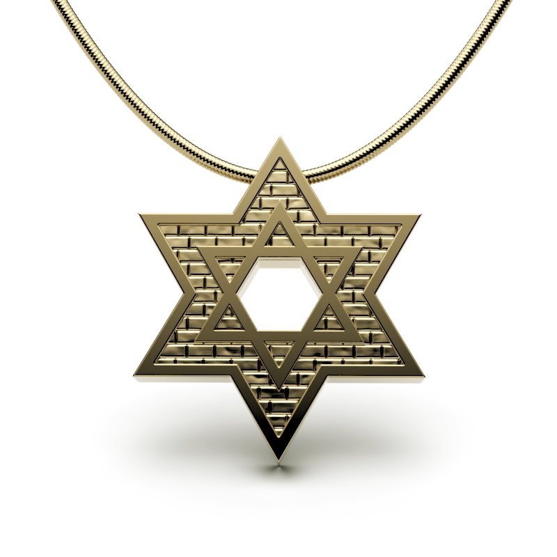 Star Of David – Jerusalem Stone – Classic Cut